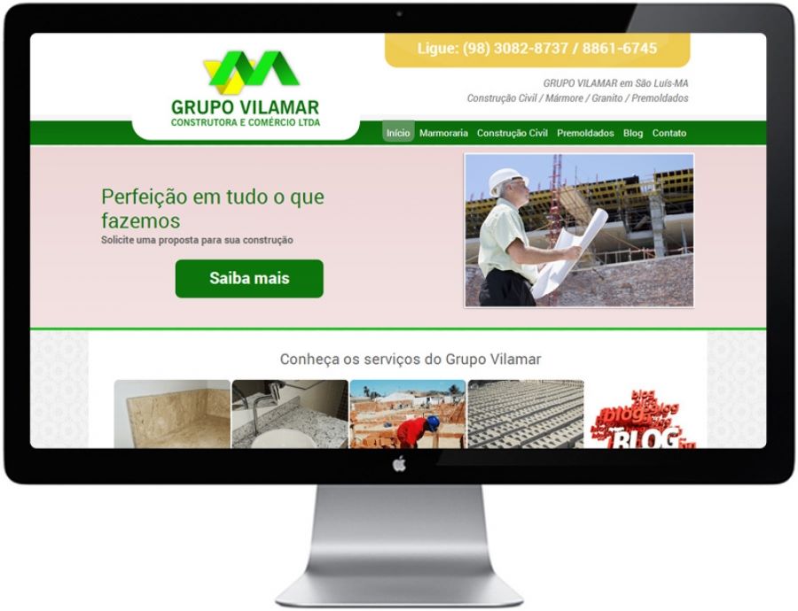 Site Grupo Vilamar