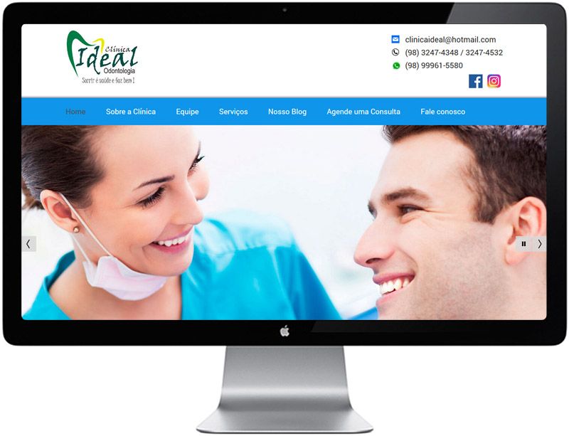 Site Clínica Ideal - Odontologia