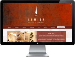 Criação de Site - Lumier Boutique de Iluminação