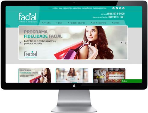 Desenvolvimento do Site Facial Farmácia 2017