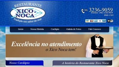 Site Restaurante Xico Noca