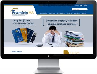 Site Fecomércio - MA