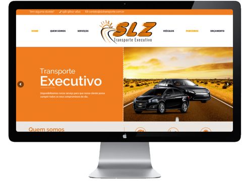 Criação de Site: SLZ Transporte Executivo